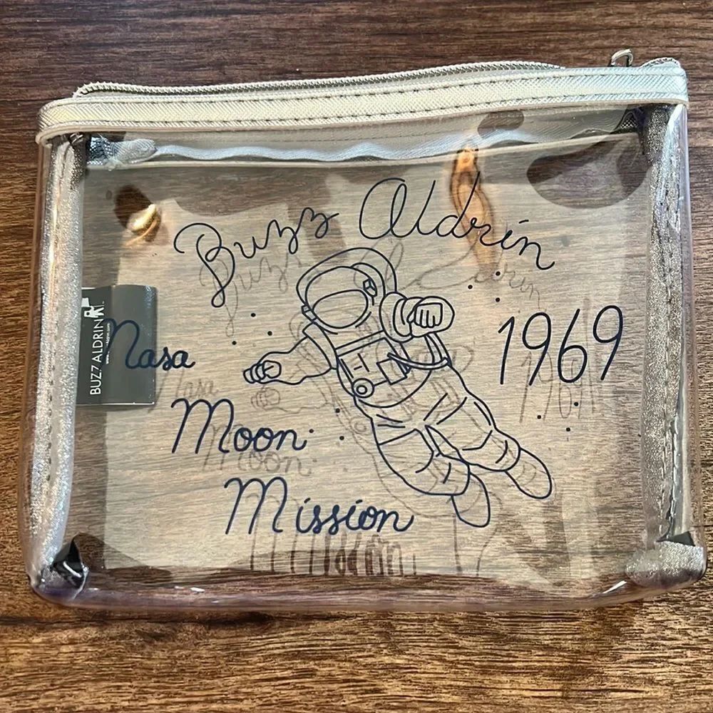 Buzz Aldrin zipper pouch